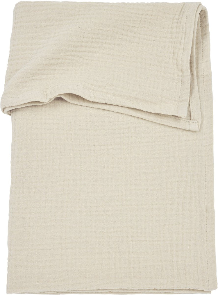 Meyco Baby-Uni-Bettlaken – vorgewaschen, hydrophil – weicher Sand – 75 x 100 cm – 0,3 Tog