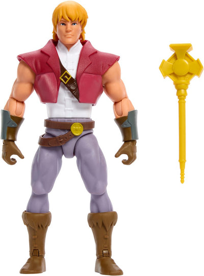 Mattel Masters of the Universe Origins Actionfigur aus der Cartoon-Kollektion: Prinz Adam, 14 cm große Actionfigur
