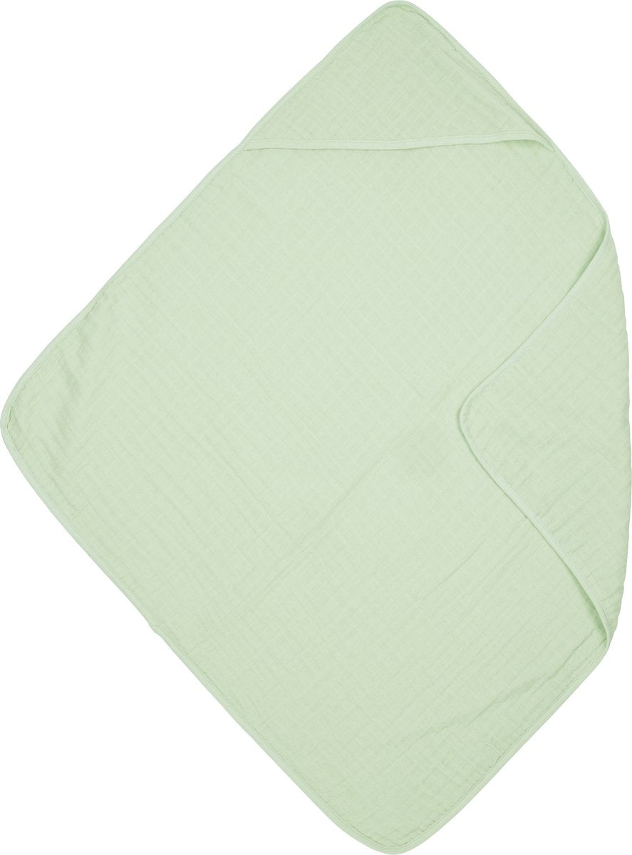 Meyco Baby Uni Badeumhang – hydrophil – zartgrün – 80 x 80 cm