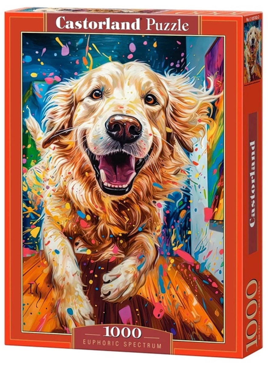 Castorland Puzzle Euphorisches Spektrum – 1000 Teile buntes Puzzle.