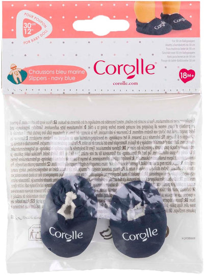 Corolle Navy Blue Pantoffeln für Baby Pop 30 cm