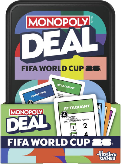 Monopoly Deal FIFA Fußball-Weltmeisterschaft 2026 – Kartenspiel – Französisch