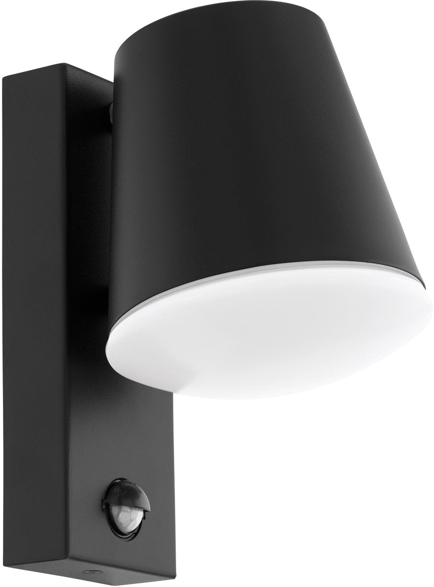 Eglo Caldiero Außenwandleuchte - Bewegungssensor - E27 - 24 cm - Anthrazitweiß