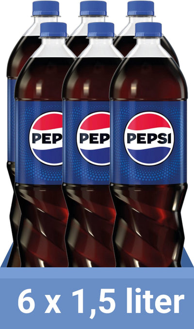 Pepsi - normal - 6 x 1,5 Liter - Vorteilspack