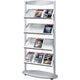 Prospekthalter Sirius Silber 12 x A4