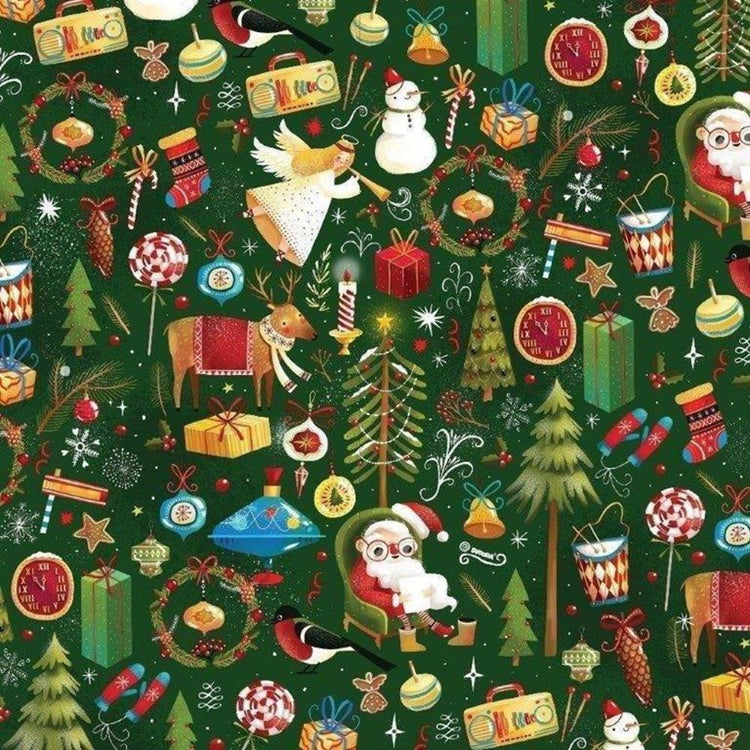 Rolle Weihnachtspapier. 0,70x200 met