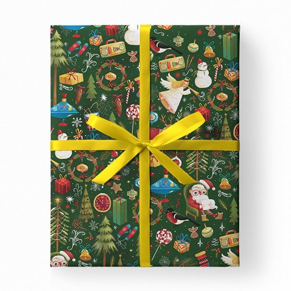 Rolle Weihnachtspapier. 0,70x200 met