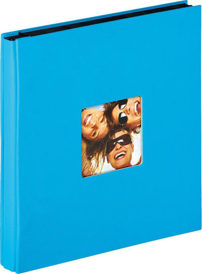 Walther ea-110-u fun - Einsteckalbum - Größe 31 x 33 cm - 400 Fotos 10 x 15 cm - Ozeanblau