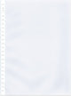 Kangaro-Showtasche – A4 – PP – 23 Löcher – 120 Mikron – transparent gekörnt – 50 Stück – K-14031