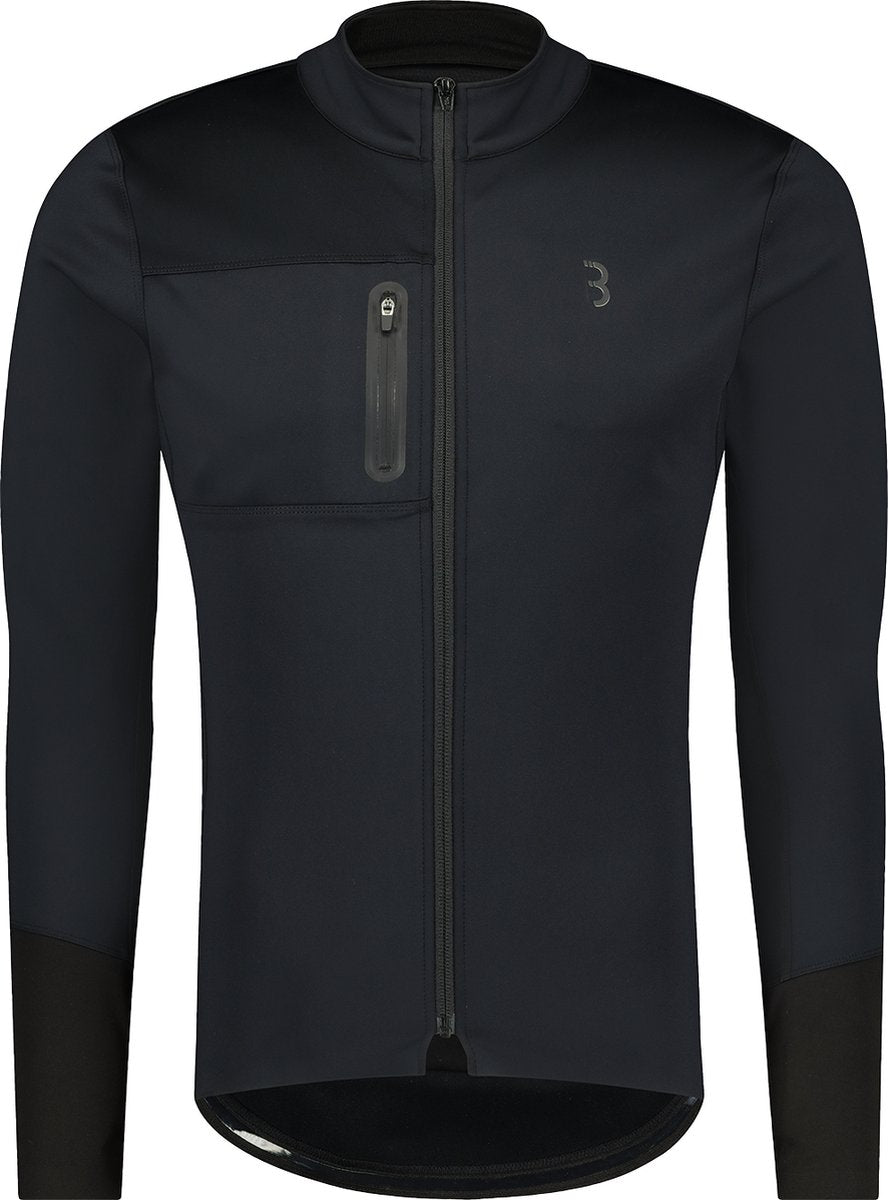 Bbb Cycling Coldguard Fahrradjacke – Winterjacke – winddicht und wasserabweisend – Rennradbekleidung – Schwarz – Größe S – BBW-456