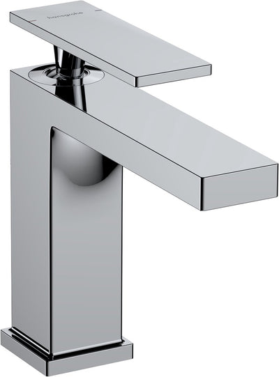 Hansgrohe tecturis e – Waschtischarmatur – Einhebelbedienung – ohne Ablaufgarnitur – Größe 110 mm – Chrom