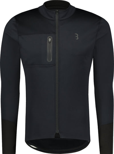 Bbb Cycling Coldguard Fahrradjacke – Winterjacke – winddicht und wasserabweisend – Rennradbekleidung – Schwarz – Größe L – BBW-456