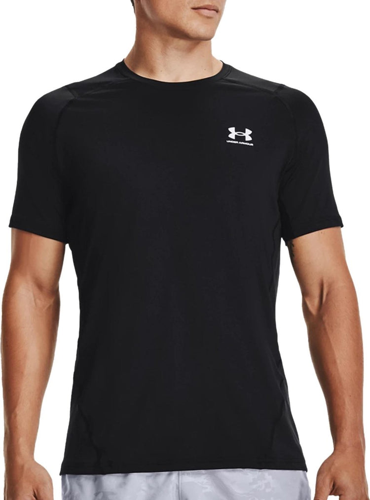 Under Armour UA HG Heatgear Armour Fitted Short Sleeve Herren-Sportshirt – Schwarz – Größe M