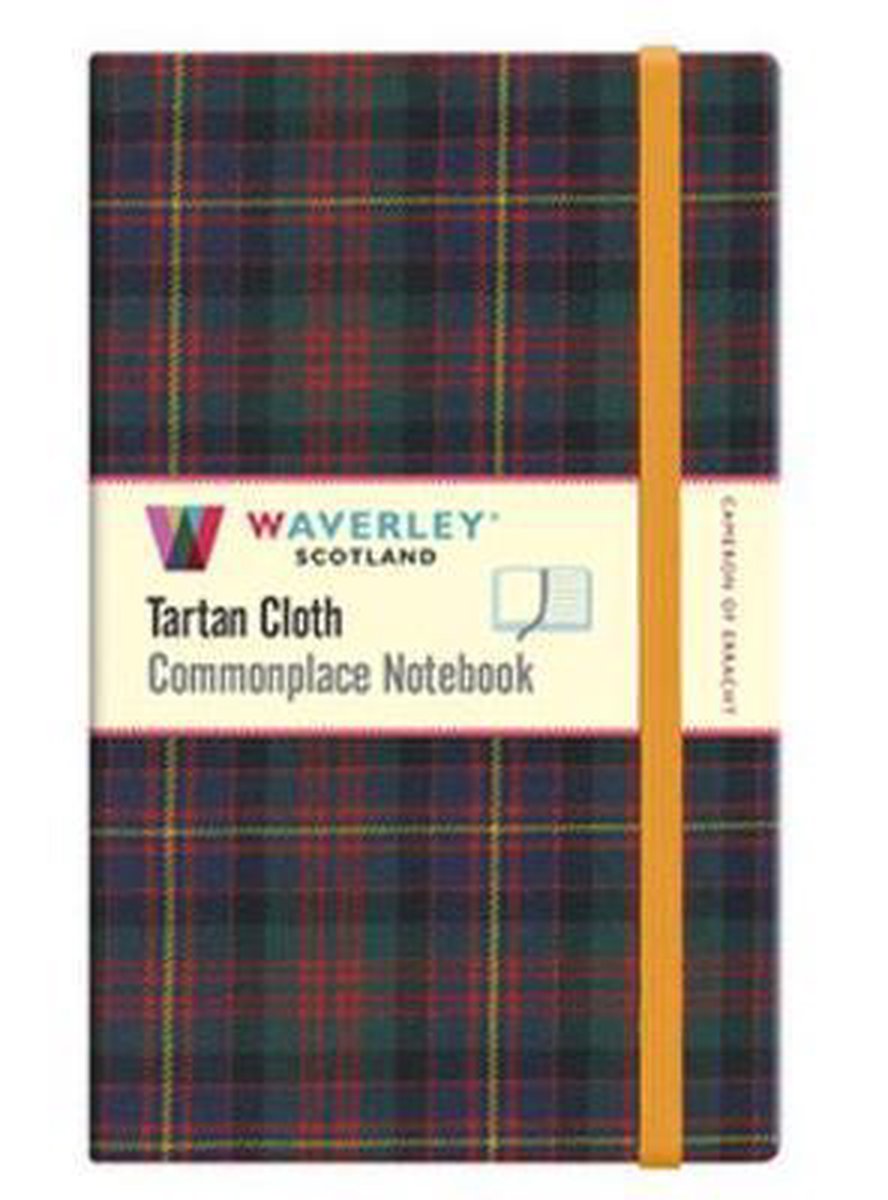 Cameron von Erracht: Waverley Schottland, großes alltägliches Notizbuch mit Schottenmuster