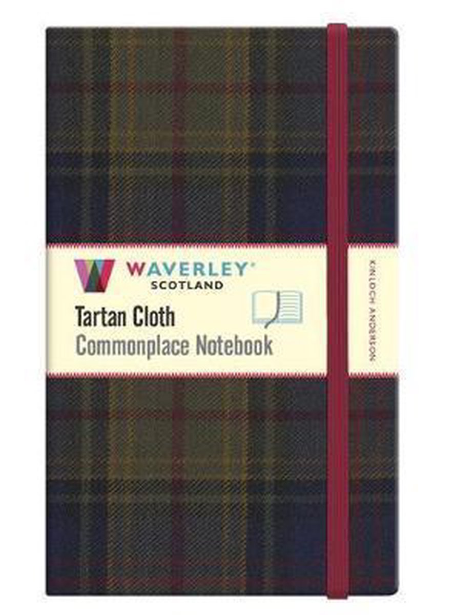 Kinloch Anderson: Waverley Schottland alltägliches Notizbuch aus echtem Schottenstoff