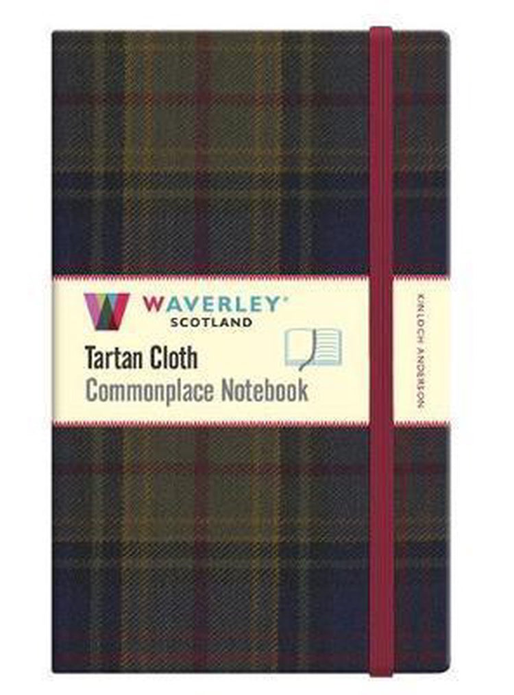 Kinloch Anderson: Waverley Schottland alltägliches Notizbuch aus echtem Schottenstoff