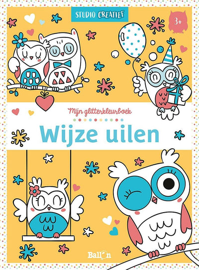 Mein Glitzer -Farbbuch Wise Owl