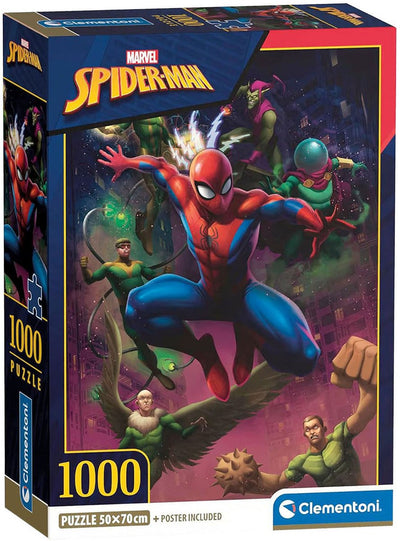 Clementoni – Puzzle – 1000 Teile – Spiderman – ab 14 Jahren – hochwertige Sammlung