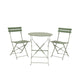 Decoris Bistro-Set grüner Stahl ø60xh71cm