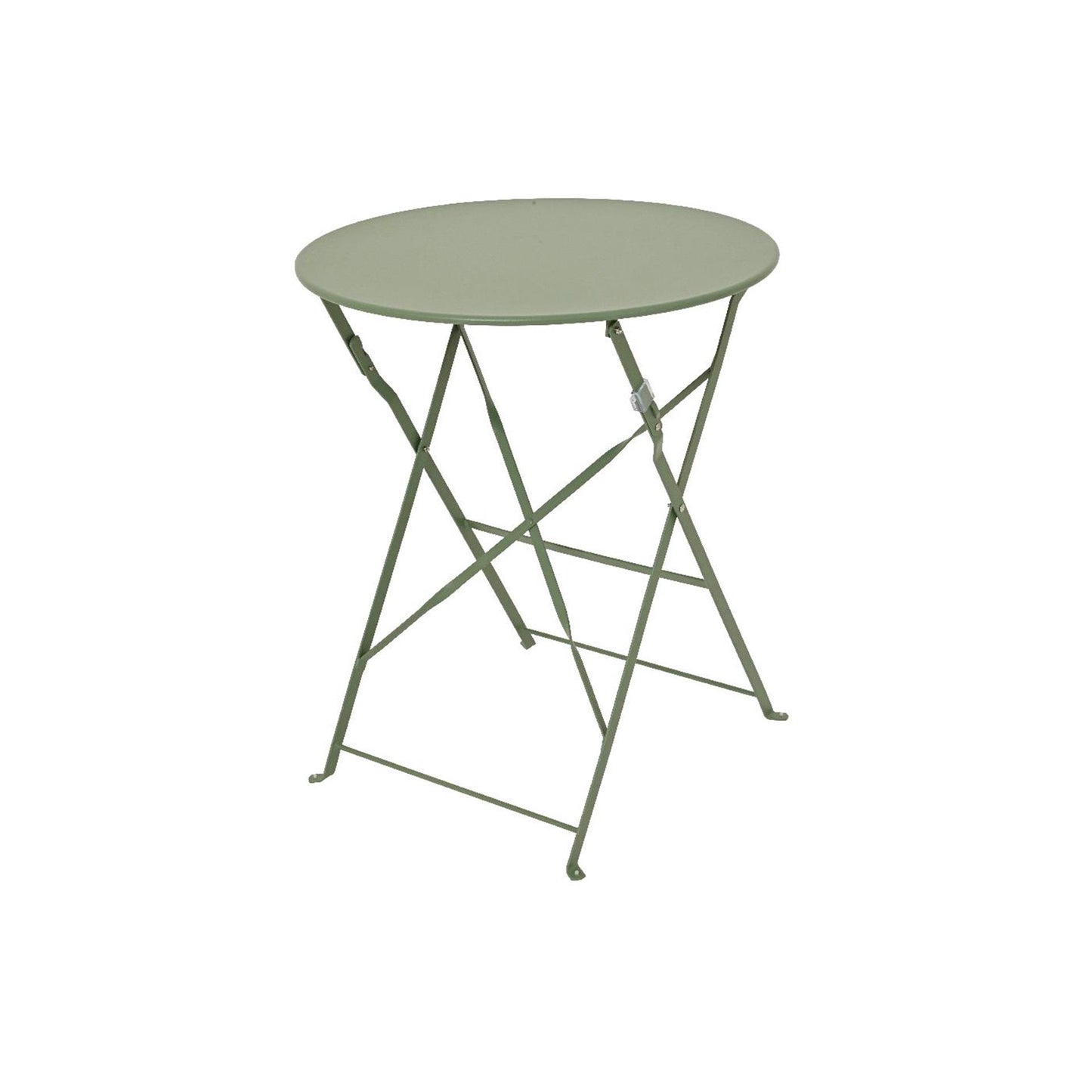 Decoris Bistro-Set grüner Stahl ø60xh71cm