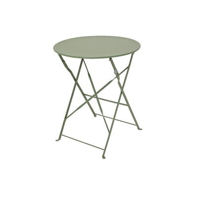 Decoris Bistro-Set grüner Stahl ø60xh71cm