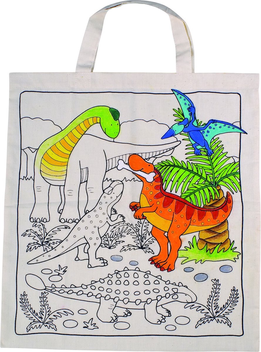Goki -Baumwollbeutel Dinosaurus
