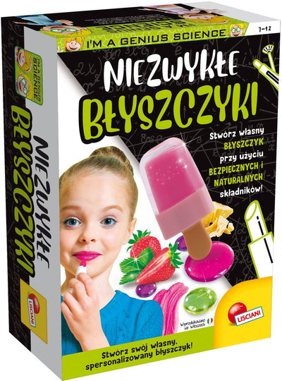 Lisciani i'm genius – Lipgloss-Maker-Set – farbenfroh duftend – natürliche Inhaltsstoffe – 7+