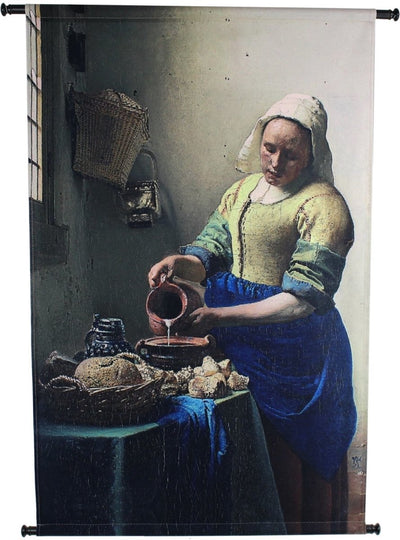 HD Collection Wandbehang Milchmädchen blau 110x3x83cm