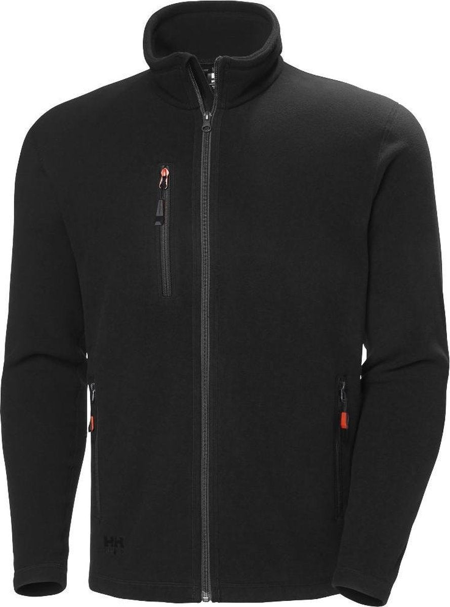 Helly Hansen Oxford leichte Fleecejacke 72097 – Herren – Schwarz – L