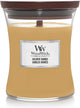 Mittlere Sanduhr-Duftkerze von Woodwick – vergoldeter Sand – 60 Brennstunden