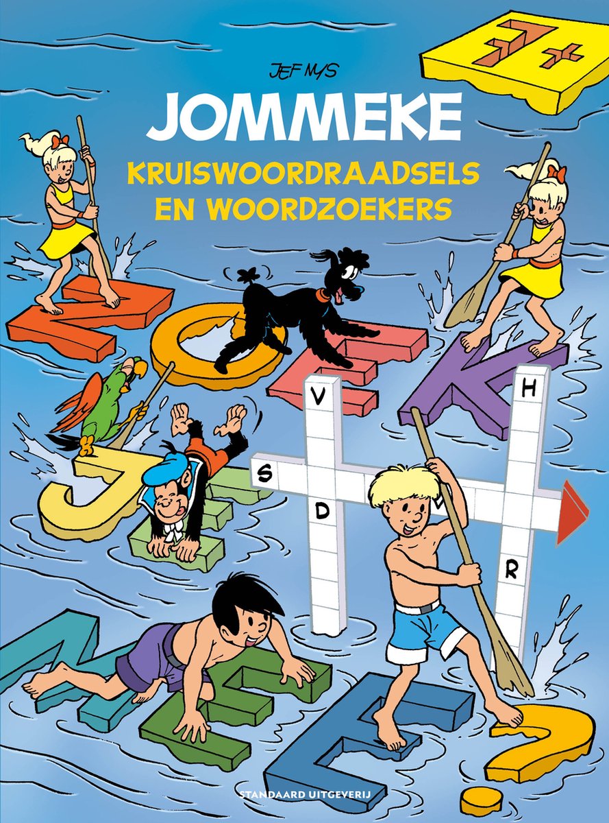 Jommeke-Spielbuch 1 – Kreuzworträtsel und Wortsuche