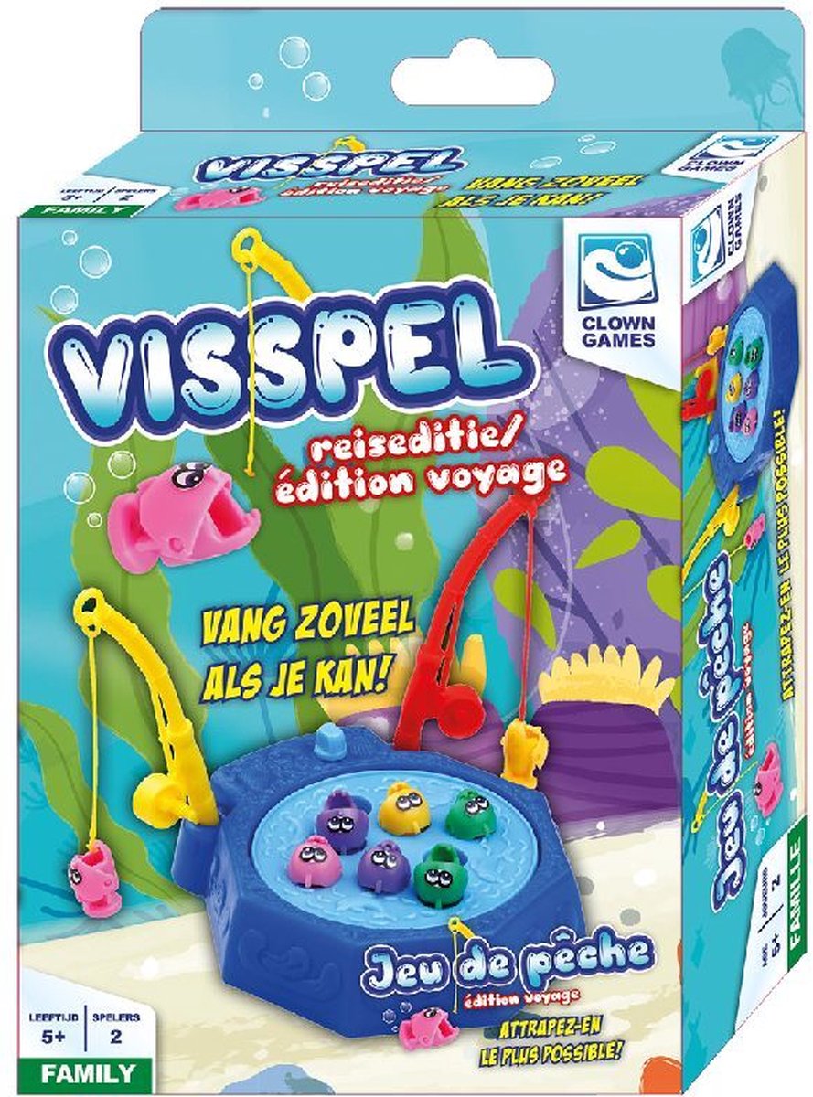 Clown -Spiele Fischspiel Reiseausgabe