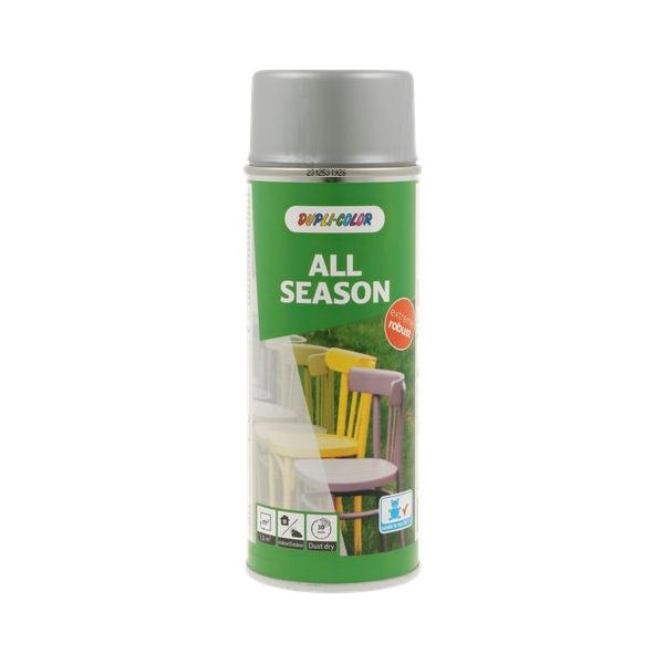 Zweifarbiger Sprühlack RAL-9006 – 400 ml Ganzjahresaluminium, seidenmatt