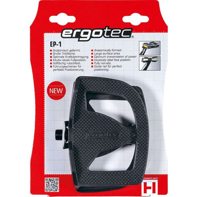 Pedalset Ergotec EP-1 Anti-Rutsch schwarz