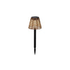 Lumineo Solar-Steckleuchte Korbgeflecht ø12xh30cm