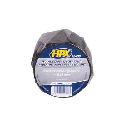 HPX PVC -Isolationsband 50 mm x 10 Meter - schwarz