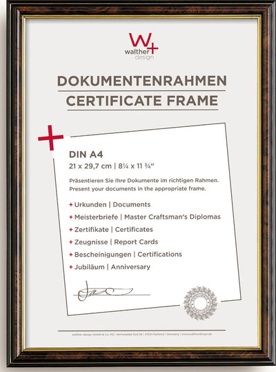Walther Geruch - Fotorahmen - Fotogröße 21x30 cm - Nüsse