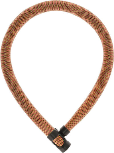 Abus IvyTex 7210 - Orange Fahrradkettenschloss, 85cm, Schlüsselschloss