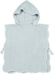Meyco Baby-Badeponcho, gewellt, Frottee, Graublau, 1–3 Jahre