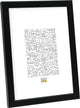 Deknudt Frames Fotorahmen S41JL2 – Schwarz – Holz – Foto A4: 21 x 29,7 cm