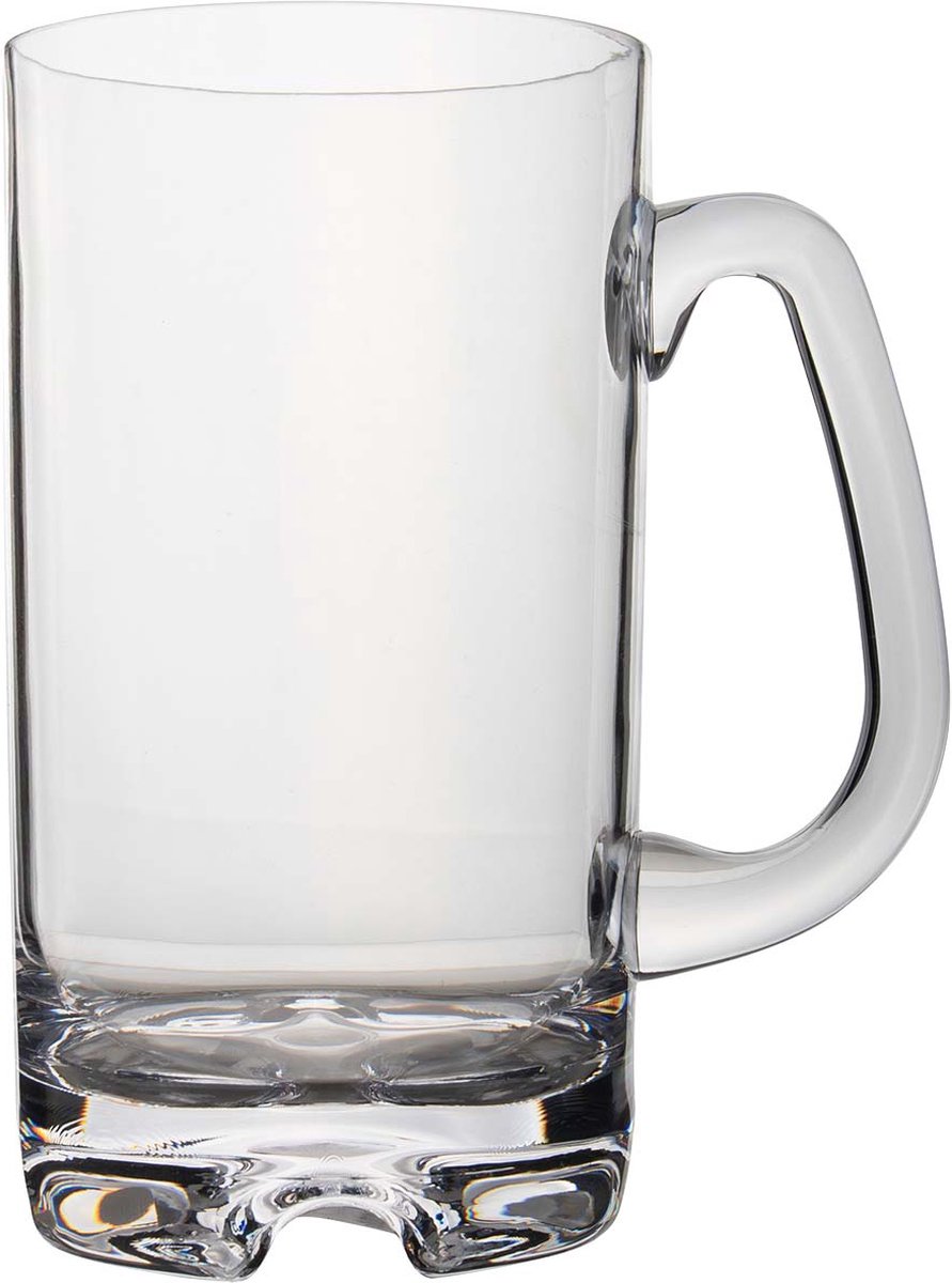 Gimex - Solid Line - Bierkrug - 570 ml - 1 Stück