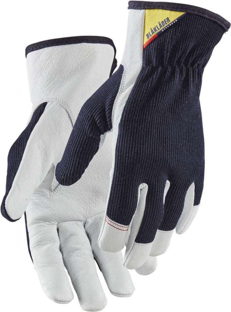 Blåkläder Blaklader Arbeitshandschuhe Leder 2801-1458 – dunkelblau weiß – 6