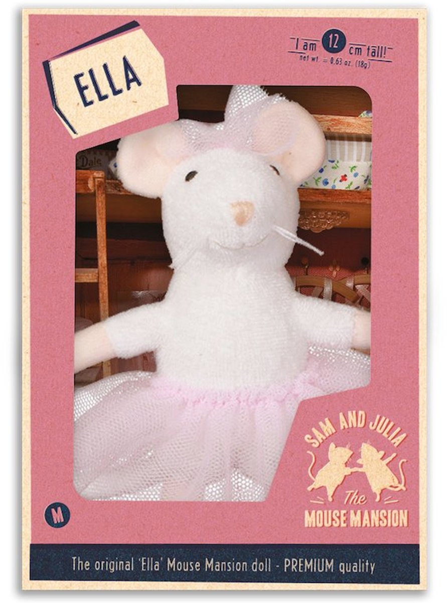 Mäusehaus, die Kuscheltiermaus Ella