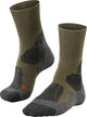 Falke TK1 Anti-Blister Wandersocken aus dickem Woll-Funktionsmaterial Herren grün - Größe 42-43