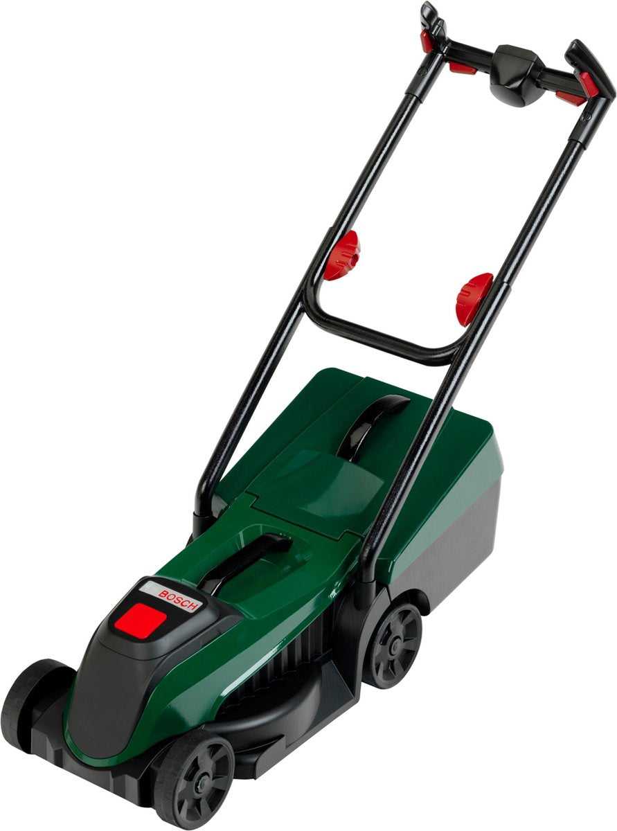 Klein Toys Bosch Gartenrasenmäher - Spielzeug - inkl. Licht- und Soundeffekte - grün rot