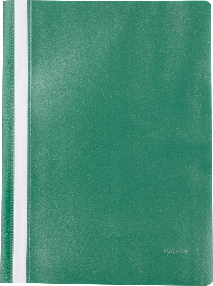 Pergamy Quick-Fix-Ordner, ft A4, PP, 5er-Pack, grün