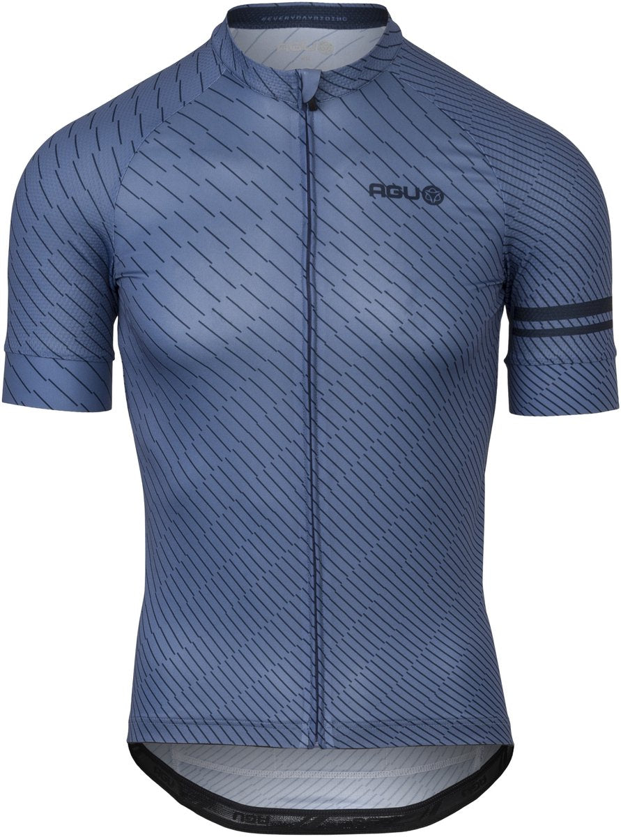 Agu Chippie Lines Essential – Herren-Radsport-Shirt – Specchio-Blau – Größe L