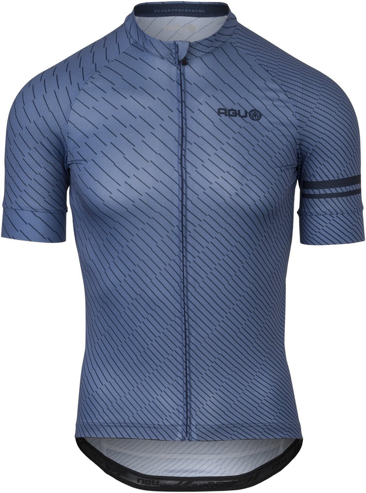 Agu Chippie Lines Essential – Herren-Radsport-Shirt – Specchio-Blau – Größe L