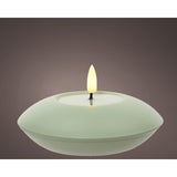 Decoris LED-Außenkerze aus Eisen h6,5 cm grün - afbeelding 1
