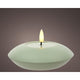 Decoris LED-Außenkerze aus Eisen h6,5 cm grün